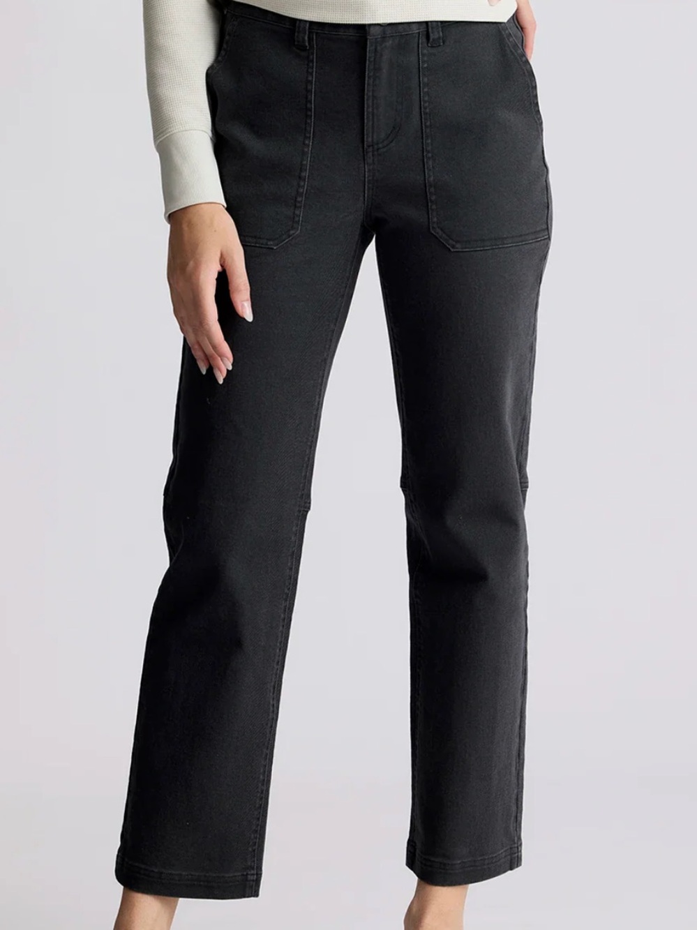 LEE Women’s Summery Ultra Lux Pull On Linen Women’s Straight-Leg Pant, Size 10